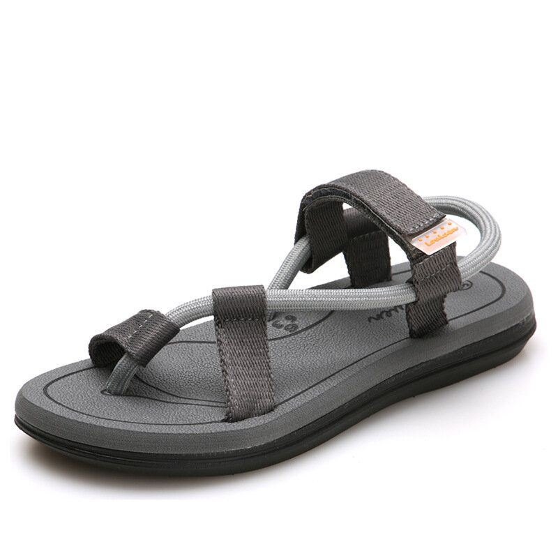Herrestrikkede Vevde Uformelle Myke Daglige Sandaler