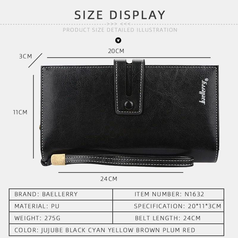 Baellerry Dame Lang Lommebok Pengekort Veske Clutches Bag
