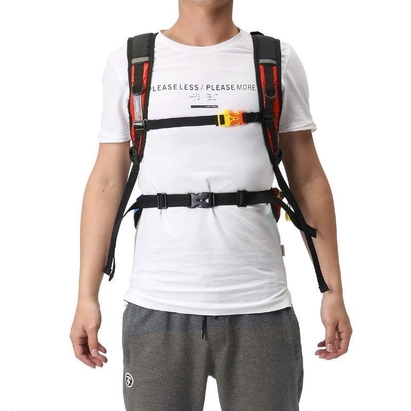 Herre Multifunksjon 12l Pustende Motorsykkelryggsekk Vanntett Nylon Rideveske