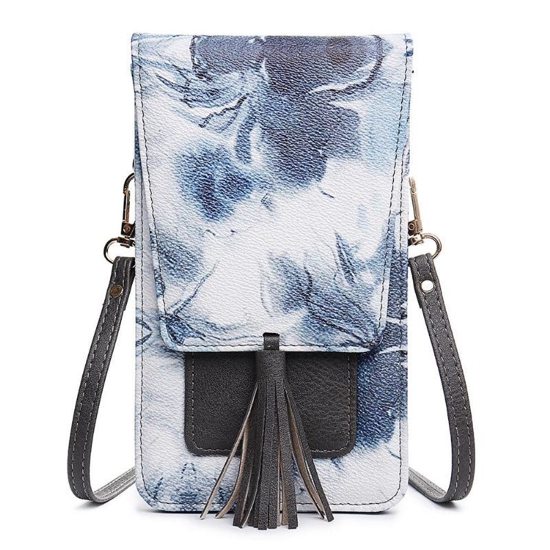 Dame Casual Flerfarget Flower National Telefonveske
