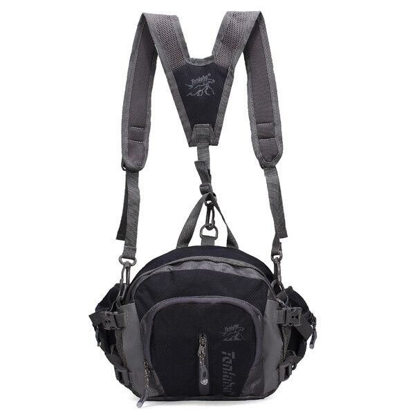 Herre Dame Vanntett Crossbody Sport Midjepakke Pouch Bag