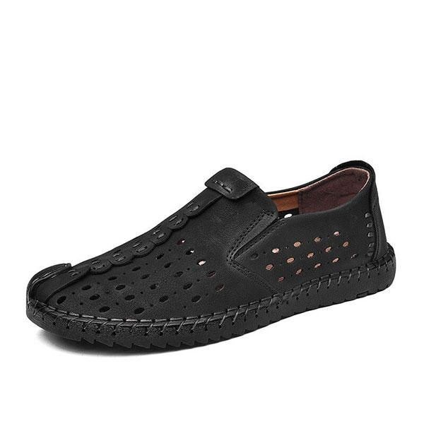 Herre Håndsøm Hollow Out Slip On Casual Flats