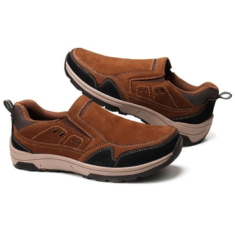 Herre Utendørs Sklisikker Komfortable Slip-on Casual Skinnsko