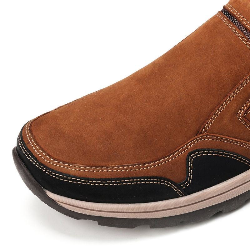 Herre Utendørs Sklisikker Komfortable Slip-on Casual Skinnsko