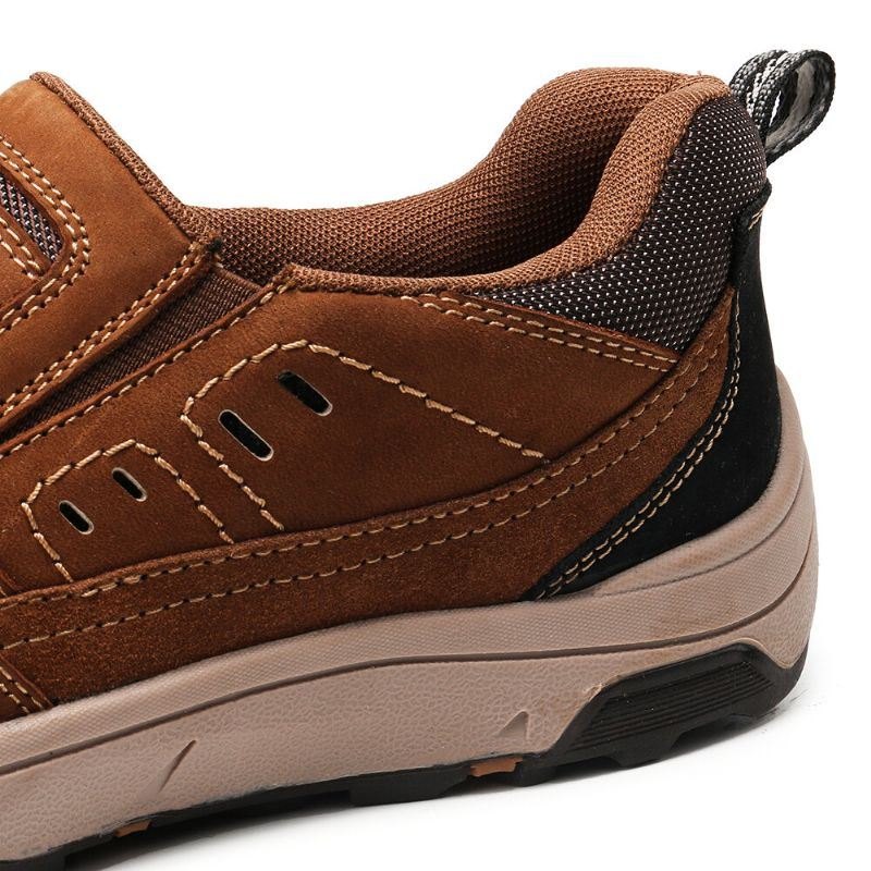 Herre Utendørs Sklisikker Komfortable Slip-on Casual Skinnsko