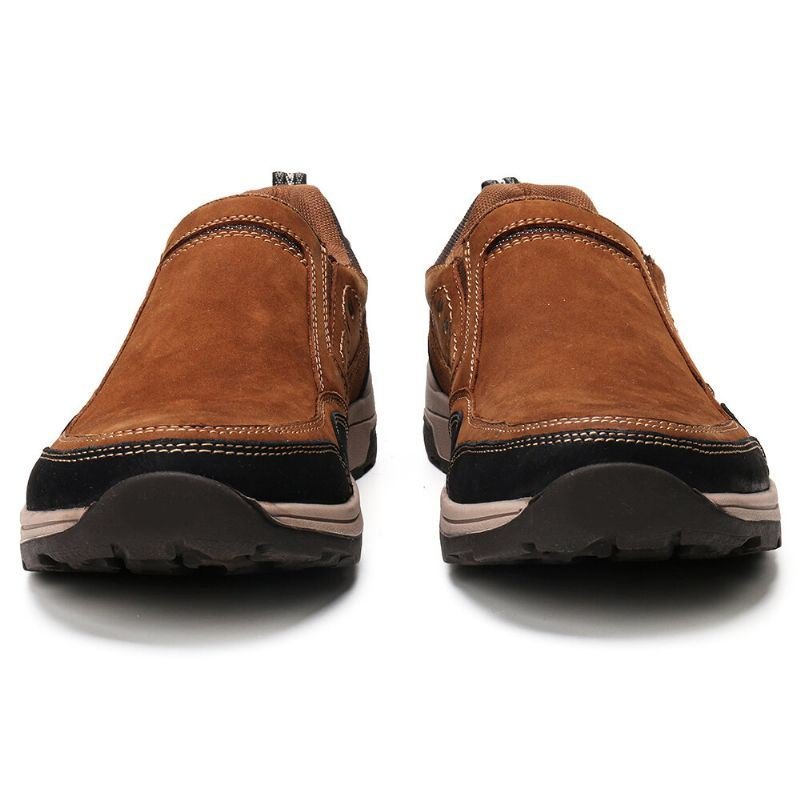Herre Utendørs Sklisikker Komfortable Slip-on Casual Skinnsko