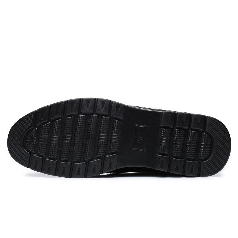 Herre Komfortabel Mikrofiberskinn Varmforet Snøring Business Casual Boots