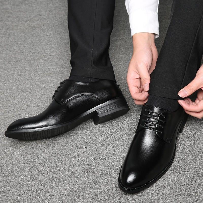 Herre Klassisk Myk Komfortabel Formell Business Oxfords Skinnsko