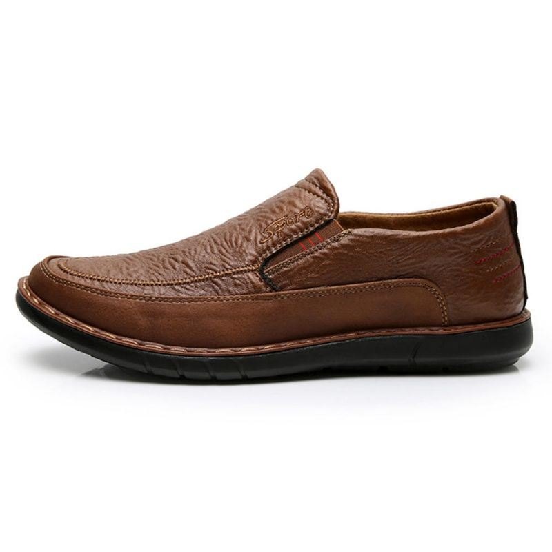 Herre Sklisikre Slip-on Elastisk Bånd Myk Såle Årsak Daglig Oxfords
