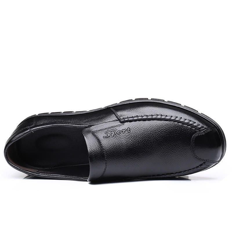 Sklisikker Uformelle Oxfords I Ekte Skinn For Menn